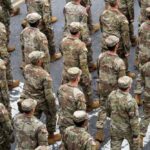 Trump Threatens To Use Military Against Democrat Leaders United States Soldiers in Formation