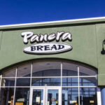 Exterior view of a Panera Bread restaurant