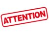 Red stamp with the word 'ATTENTION' in bold letters