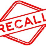 RECALL: Elderly Woman Dies Red stamp with the word 'RECALL' inside a diamond shape