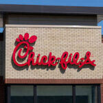 Chick-fil-A Sabbath Controversy Erupts Chick-fil-A restaurant sign on a brick building