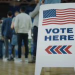 Court Drama: Voter Map SHOCK People in line next to Vote Here sign