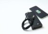 Power Bank Confession Diverts Flight! A portable charger and smartphone with a charging cable