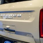 Ford’s Bold Bronco Leap: Is This the Ultimate Off-Roader? Rear view of a Ford Bronco Sport showcasing its branding