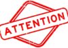 Governors’ Gambit Frees Convicted Clerk Red attention sign with the word 'ATTENTION' in bold letters