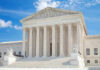 BREAKING: Supreme Court Tilts Red State Map United States Supreme Court building with statues and columns.