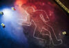Was It Murder? Bombshell Data Upends Boat Disappearance Crime scene chalk outline with numbered evidence markers.