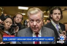 BREAKING: Shocking Death Jolts Trump, U.S. Senate Sen. Lindsey Graham dies at 71 after a 'brief and sudden illness,' his office says