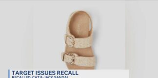 Target recalls 211,000 children’s sandals over choking risk