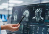 Hero Pilot’s New Fight Stuns Fans Doctor pointing at brain scans on a computer screen.
