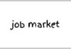 Shock Jobs Miss, Vanishing Workers Revealed Handwritten phrase 'job market' on a white background