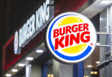 Free Whopper If They Mess Up?! Illuminated Burger King sign at night