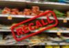 3,200 Pounds Gone — What Inspectors Found Recall notice over grocery store shelves.