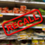 3,200 Pounds Gone — What Inspectors Found Recall notice over grocery store shelves.