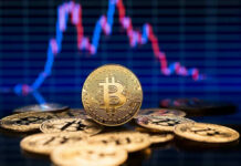 Bitcoin Vault Bug Opens $89M Heist Bitcoin coins with a fluctuating price chart background.