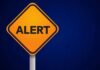 Missiles Rip Cargo, Then Rescue Orange alert sign with the word 'ALERT' displayed prominently
