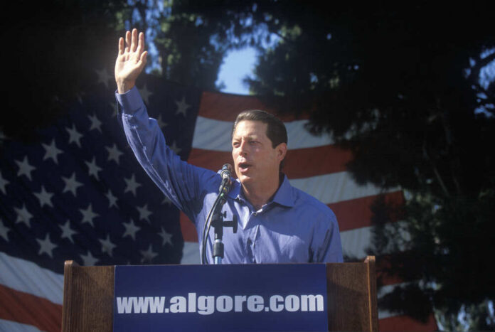 Circa,2000,-,Vice,President,Al,Gore,Campaigns,For,The
