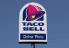 Taco Bell Scare: What Investigators Found Taco Bell drive-thru sign against a clear blue sky