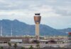 TSA’s New Order Sparks Uproar Airport control tower with mountains in the background