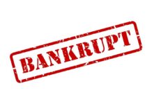 Breakfast Darling Teeters – Another Bankruptcy Hit Red stamp with the word 'BANKRUPT' prominently displayed